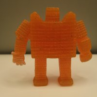 Exogini, orange semi trasparent orange marte