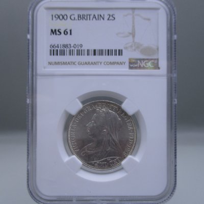 Μεγάλη Βρετανία 2 shillings 1900 NGC MS61