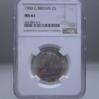 Μεγάλη Βρετανία 2 shillings 1900 NGC MS61