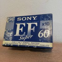 Sealed box of 10 tapes SONY EF 60, type 1