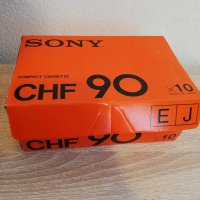 Sealed box of 10 tapes SONY EHF 90
