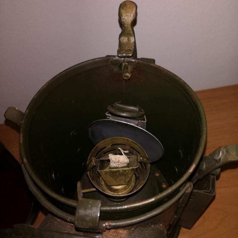 Military lantern for train signals, Korean war