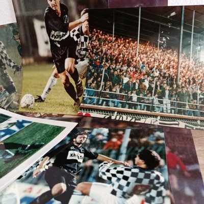 28 press photos of uefa game, OFI Crete-Boavista 1993