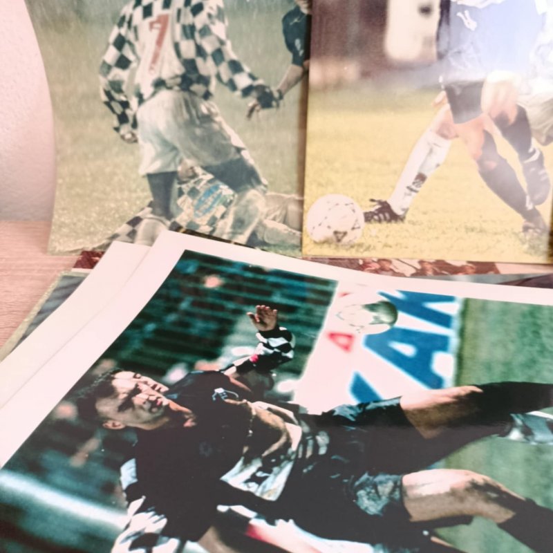 28 press photos of uefa game, OFI Crete-Boavista 1993