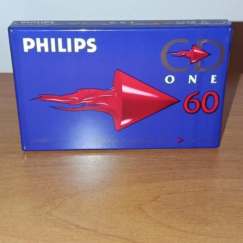 Sealed cassette,tape,  Philips CD ONE 60, type I