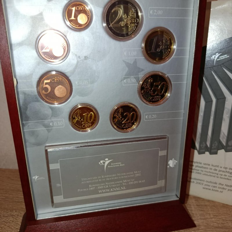 Netherland euro prooflike set 2002