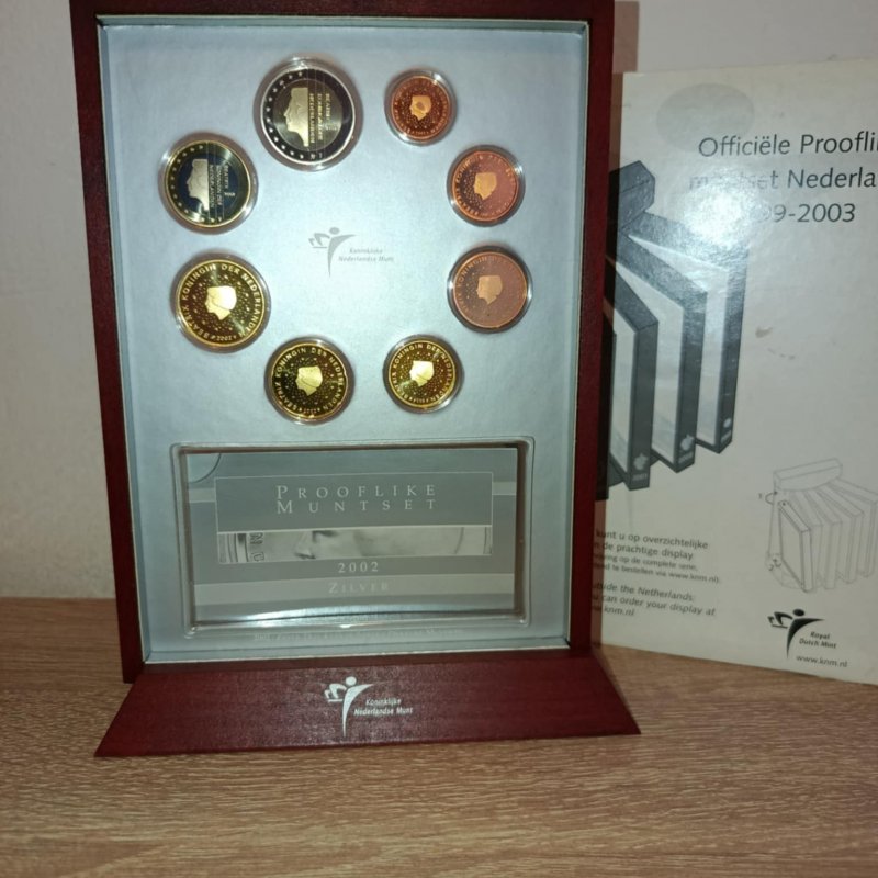 Netherland euro prooflike set 2002