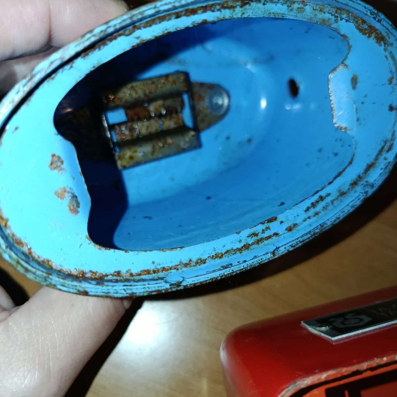 Lot of two old Greek piggy banks, postal service