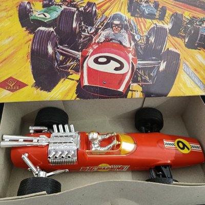 Παιχνιδι δεκαετιας 60 με μπαταρια formula 1 lotus, Γαβριηλίδης