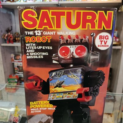 Saturn the 13"" giant robot,Kamco 80's ,no1981