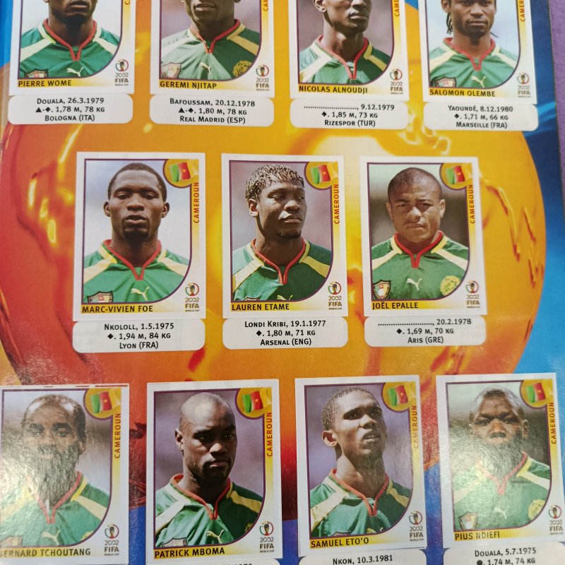 Αλμπουμ Panini, FIFA WORLD CUP 2002 Korea Japan