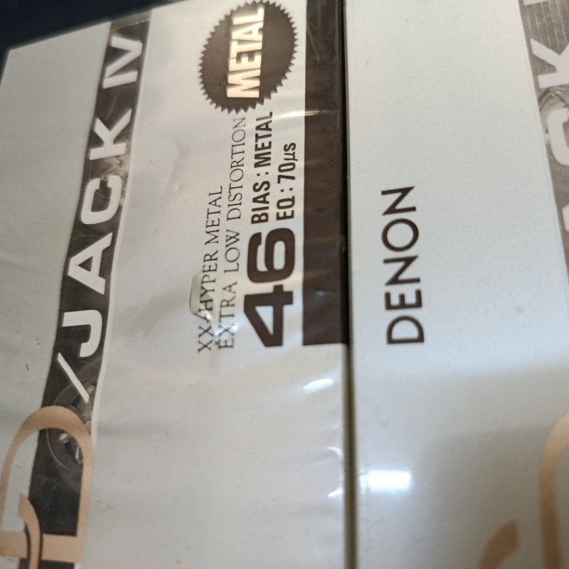 Σφραγισμένες κασετες ηχου, Denon Jack IV, 46,60 και 90