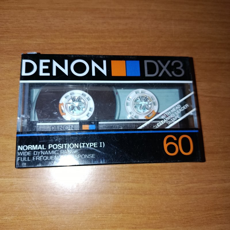 Σφραγισμένη κασετα ηχου, Denon,DX3 60 